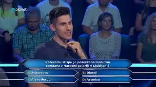 Razstava Alana Forda vprašanje v kvizu Milijonar