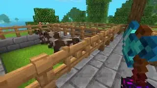 Expanding my animal farm to a 9x9 [Minecraft]
