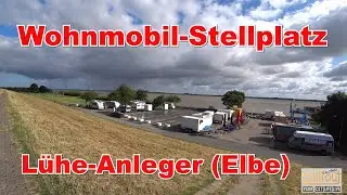 Wohnmobil-Stellplatz Lühe-Anleger direkt an der Elbe💖Schiffe schauen und Lecker Essen💖