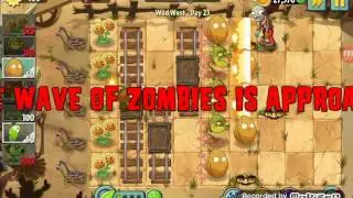 Plants vs. Zombies 2 Walkthrough - Wild West Day 22, 23, 24
