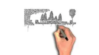 Original Pencil Drawing &ndash; Temple Scene at Angkor Wat  approx