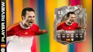 BETTER THAN THE BASE???!!!! PRE ORDER ICON 91 RATED INIESTA PLAYER REVIEW - EA FC26 ULTIMATE TEAM