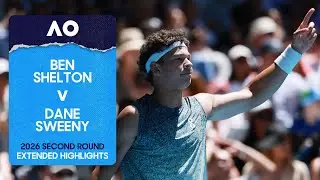 Ben Shelton v Dane Sweeny Extended Highlights | Australian Open 2026 Second Round