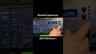 Novation Supernova MOTION Demo 1 #asmr #synth #sound-effect #ringtone