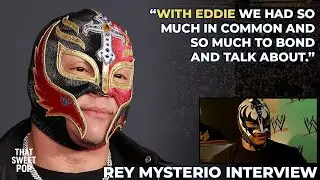 Rey Mysterio on friendship with Eddie, winning the World Heavyweight Championship and cheat food!
