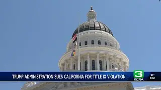 Trump administration sues California over transgender athlete policies