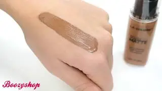 L A  Colors   Truly Matte Foundation Mahogany