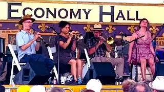 Tuba Skinny  &ldquo;Sun Brimmer&rsquo;s Blues&rdquo; on the Economy Stage / Jazz Fest New Orleans / May 8, 2022