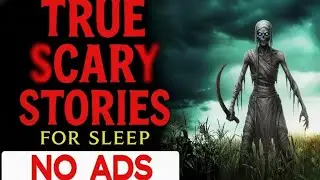 NO ADS 🛑 TRUE Scary Stories for Sleep (4 Hours) | Gentle Rain Sounds | Black Screen | Vol 29
