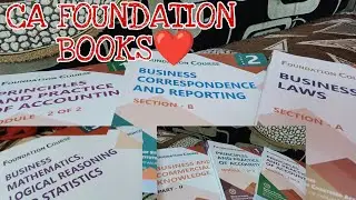 CA foundation Books unboxing|#2021 #CAlife