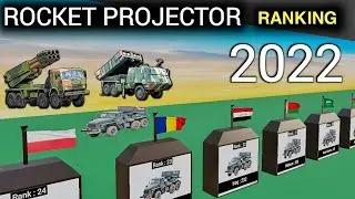Rocket Projectors Strength Ranking 2022 | Multiple Launch Rocket System Comparison 2022