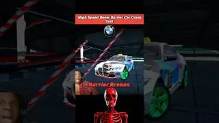 BMW Broken💥Toll Barrier💀Car Simulator2 #liriklagu #bmw #shorts #carsimulator #trollface #bigguy #car