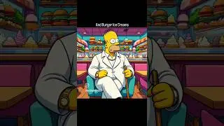 Homer Dreams #homersimpson #burger #icecream #dream #funny #comedy #food #2026 #thesimpsons #ai