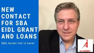New Contact for SBA EIDL Grant and Loans - Update