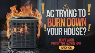 👨🏻&zwj;🔧AC Trying to Burn Down Your House?🛠️Prevent Fire Hazards Now!