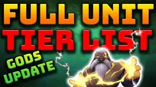 FULL UNIT TIER LIST - Gods Update! | Auto Chess Mobile
