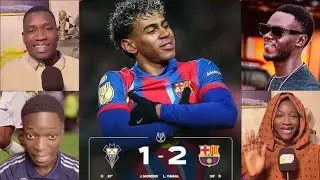 LAMINE YAMAL MONSTRUEUX ! Le Barça en demi-finales de la Coupe du Roi 💙❤️