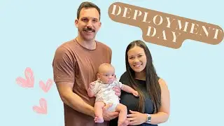 deployment day + solo parenting to a 3 month old