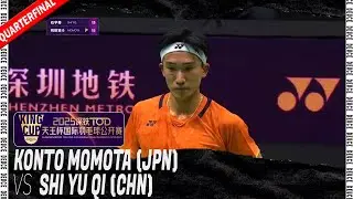 Kento Momota (JPN) vs Shi Yu Qi (CHN) | KING CUP INTERNATIONAL BADMINTON OPEN 2025 - QF