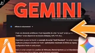 J'ai CR&Eacute;&Eacute; un SCRIPT FiveM avec GEMINI ! Le r&eacute;sultat est fou...