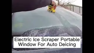 Cordless Electric Ice Scraper - Durable Snow Scraper for Auto Deicing