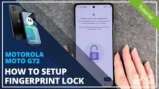 Motorola moto g72 - How to set up Fingerprint • 📱 • 👆🏼 • 🔐 • Tutorial