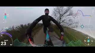 VTT filmé avec Inst360 + trace GPS