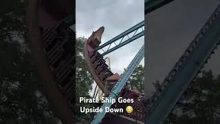 Amusement Park Ride #rides #amusementpark #ship #pirateship #scary