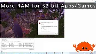 How to give your 32 bit process 4GB of memory - LAA (Large Address Awareness)
