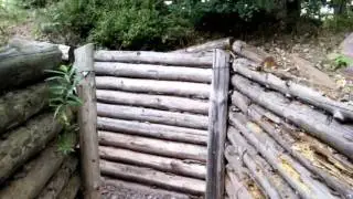 Tvrz Stachelberg - obnoven&eacute; z&aacute;kopy a bunkr LO
