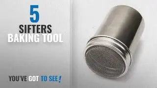 Top 10 Sifters Baking Tool [2018]: TPgoBuy Functional Stainless Steel Chocolate Shaker Icing Sugar