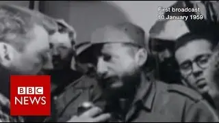 Fidel Castro on his beard, free election & gambling (1959) - BBC News