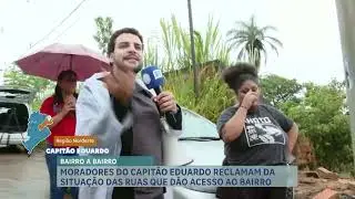 Problemas de infraestrutura afetam ruas no bairro Capitão Eduardo em BH