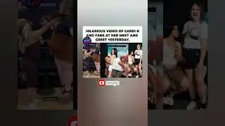 Cardi B's Fan Interaction Is PURE CHAOS 😂#cardib #shorts