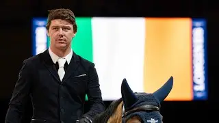 Michael Pender, tras su victoria en el Trofeo Virtus del CSI5*W IMHW