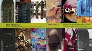 Black Abstraction Group Art Exhibit