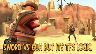 Indiana Jones Sword vs Gun scene but it's TF2 Logic. [SFM]