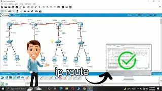 Configuring Static Routing With 4 Routers Using CLI Command | Cisco Packet Tracer Tutorial