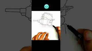 Drawing of T-26 Cartoon Tank  | HomeAnimations #shorts