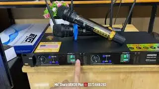Khuyến mãi mic không dây Shure UGX39 Plus.Chất âm cực đỉnh,hát nhẹ,dễ hát.