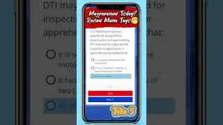 LTO CDE EXAM QUESTIONS from the Portal Part 3