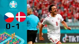 Thomas Delaney Goal Czech vs Denmark 0-1 Highlights & Goals | EURO 2020