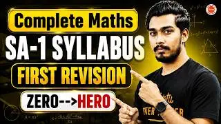 Complete Maths SA-1 Syllabus | Zero to Hero Complete Revision!🔥Rupesh Sir