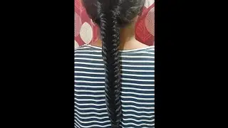 easy french braid for long hair
