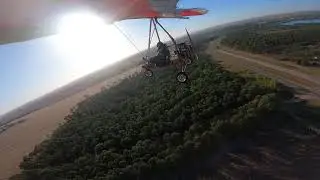 volando en trike delta