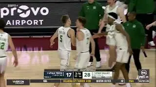 Utah Valley Men's Basketball Defeats Utah Tech In WAC Quarterfinals