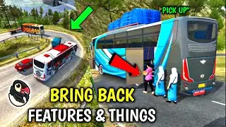 🚚Bring Back Some Old Features & Things for Next Updates in Bus Simulator Indonesia Maleo🏕 | Bus Game