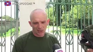 Слезы пленного ВСУшника на Аллее Ангелов