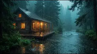 Rain Sounds for Sleeping 🌙 Night Heavy Rain Ambience for Deep Sleep, Calm Thoughts & Better Rest