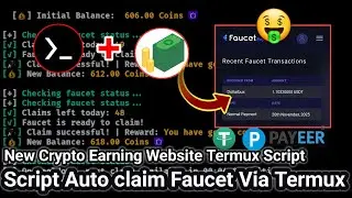 Nuyul Crypto USD Earning Website Script - Auto Claim Faucet Via Termux 2025 Auto Bypass Captacha💯